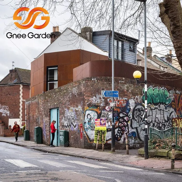 Okładzina zewnętrzna ze stali Corten