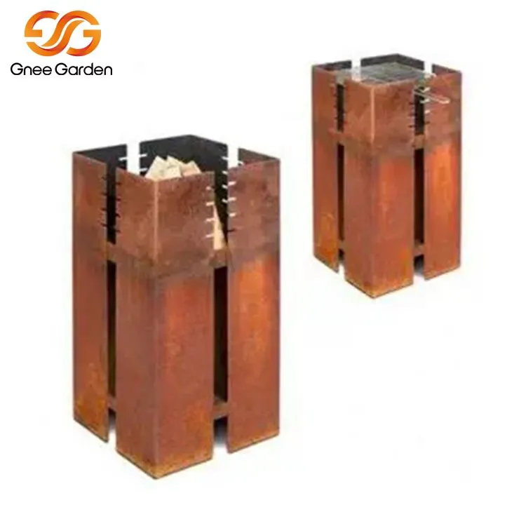 Grill ze stali corten