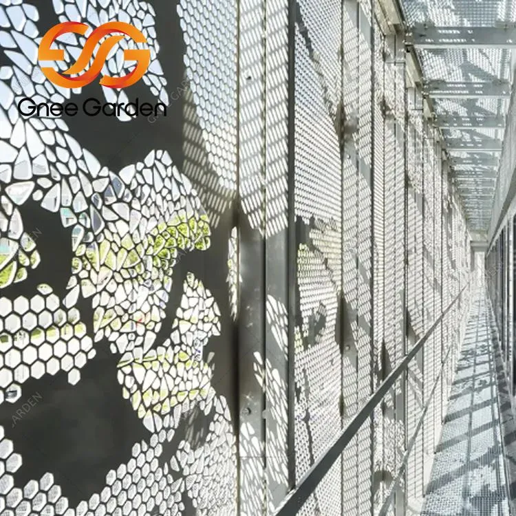 Aluminiowy panel elewacyjny budynku