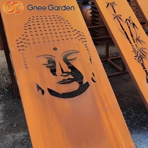 Corten Privacy Garden Screens