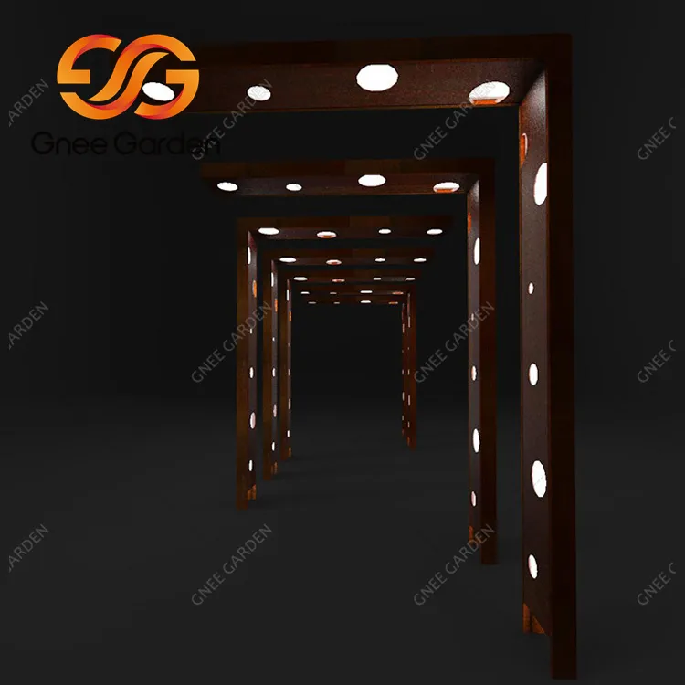 Pergola ogrodowa Corten