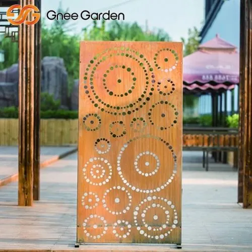 Ekrany ogrodowe Corten Laser Cut
