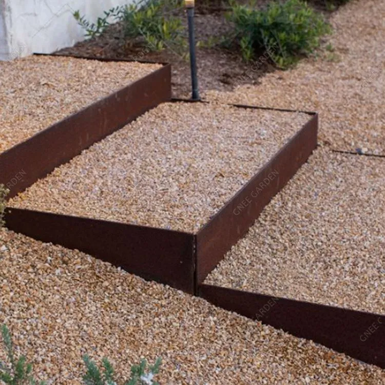 Schody ogrodowe z Cortenu