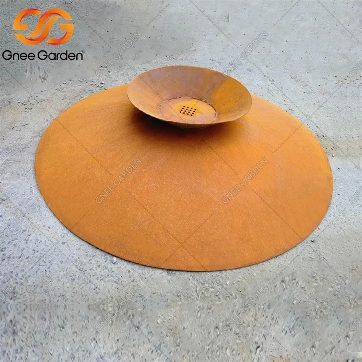 Corten Outdoor Log Burner
