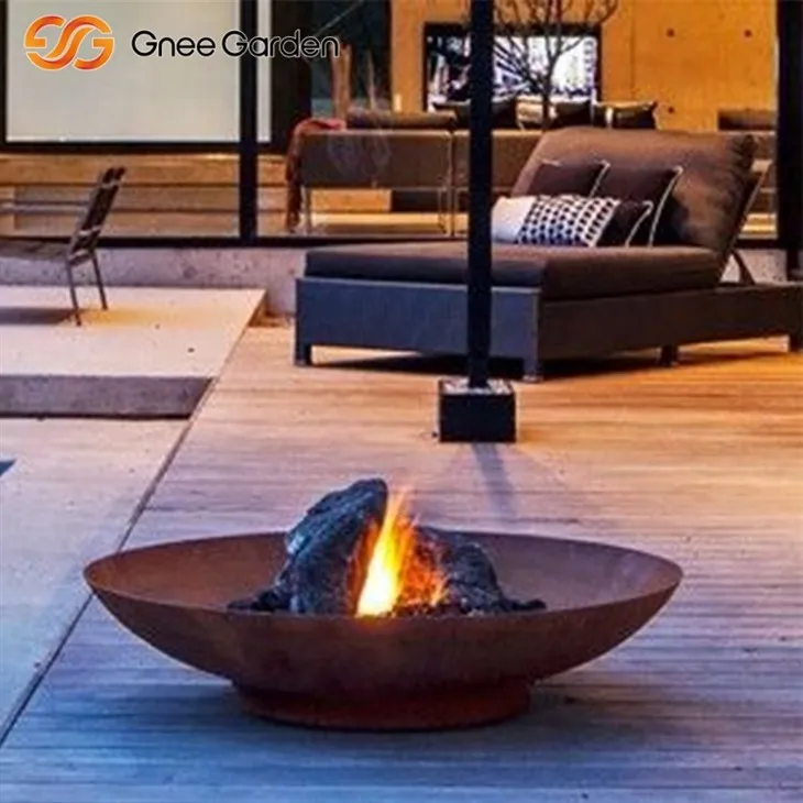 Corten Round Grill Fire Bowl Projekt miski