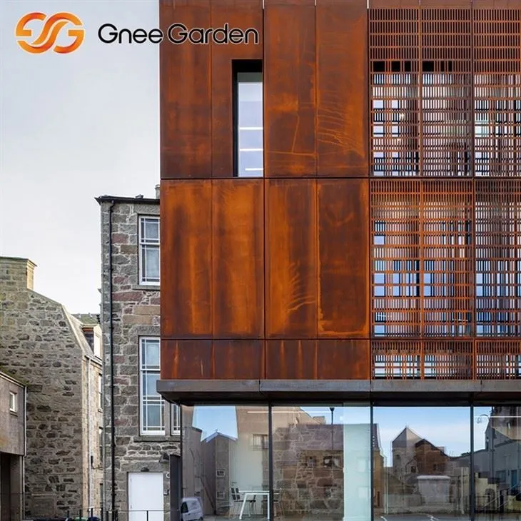 Corten Steel Cladding Natura Rdzewana ściana