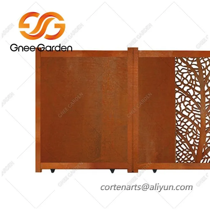 Corten Steel Grating Gates