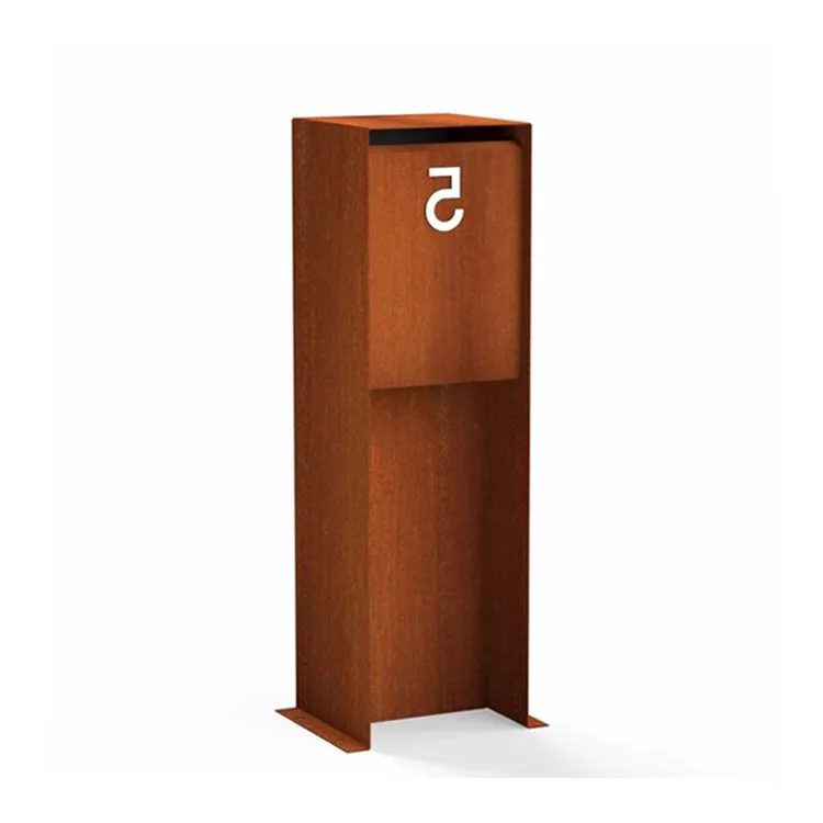 Skrzynka pocztowa ze stali Corten