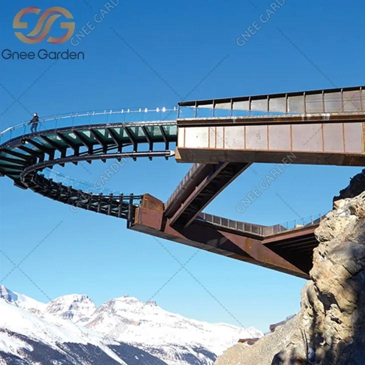 weathering steel bridge park