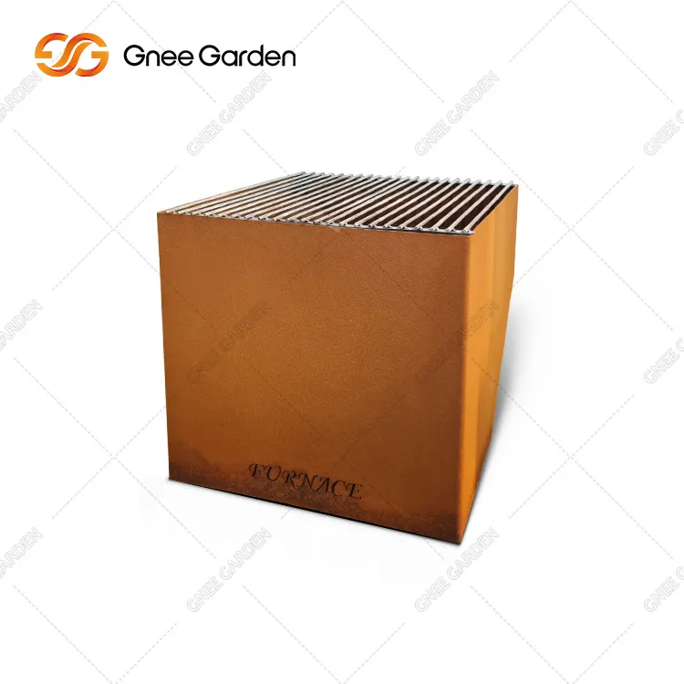 Niestandardowa, odporna na ogień stalowa palenisko