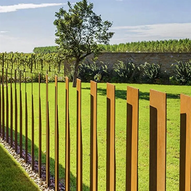 Corten Steel Fence Panels
