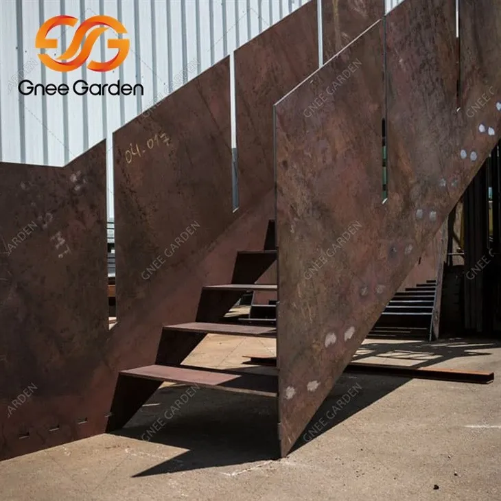 Rust Weathering Steel Stairs
