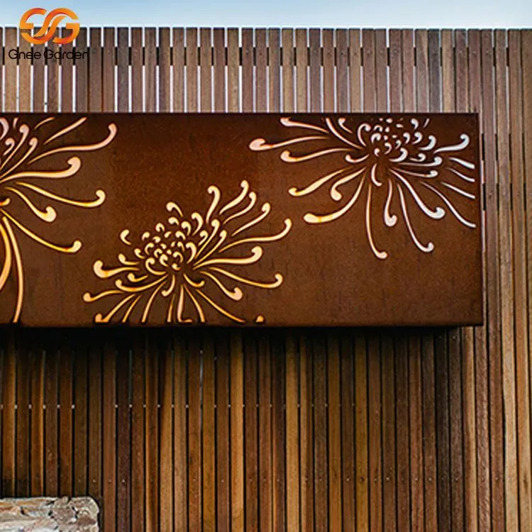 Metalowe parawany ogrodowe