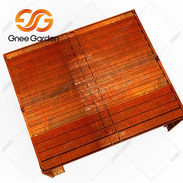 Nowoczesna metalowa pergola ogrodowa