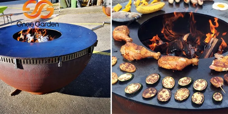 Corten Steel BBQ Outdoor Grills Corten Steel BBQ Outdoor Grills