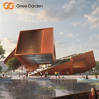 Corten Cladding Rust Eff Effect Stalowe panele