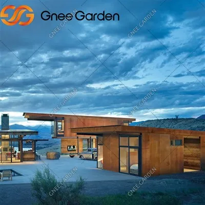 Corten Steel Kurtyna ściana Rdzewiewna kolor