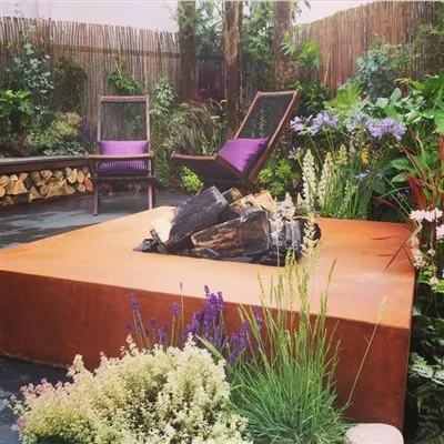 Misa paleniskowa ze stali Corten