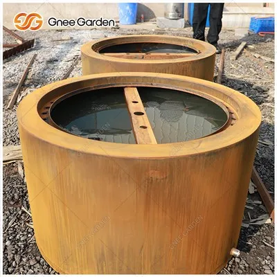 Corten Steel Garden Water Fontanna