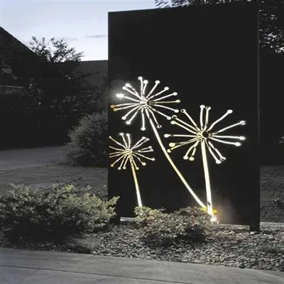 Ekran prywatności z ciętego laserowo metalu