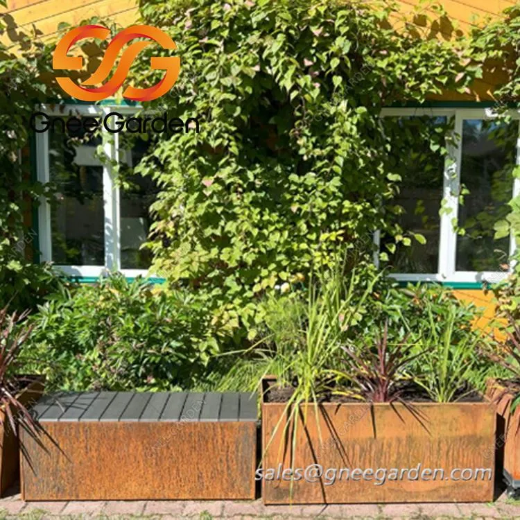 Odporne na warunki atmosferyczne stalowe meble uliczne